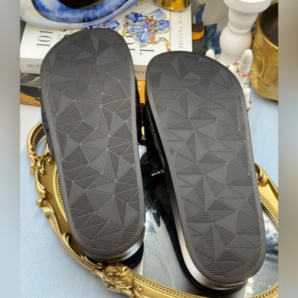 🆕 KURT GEIGER LONDON 🧿 NWOB Meena Eagle Platform Slides Sz EU 39 US 8.5 - Picture 16 of 16